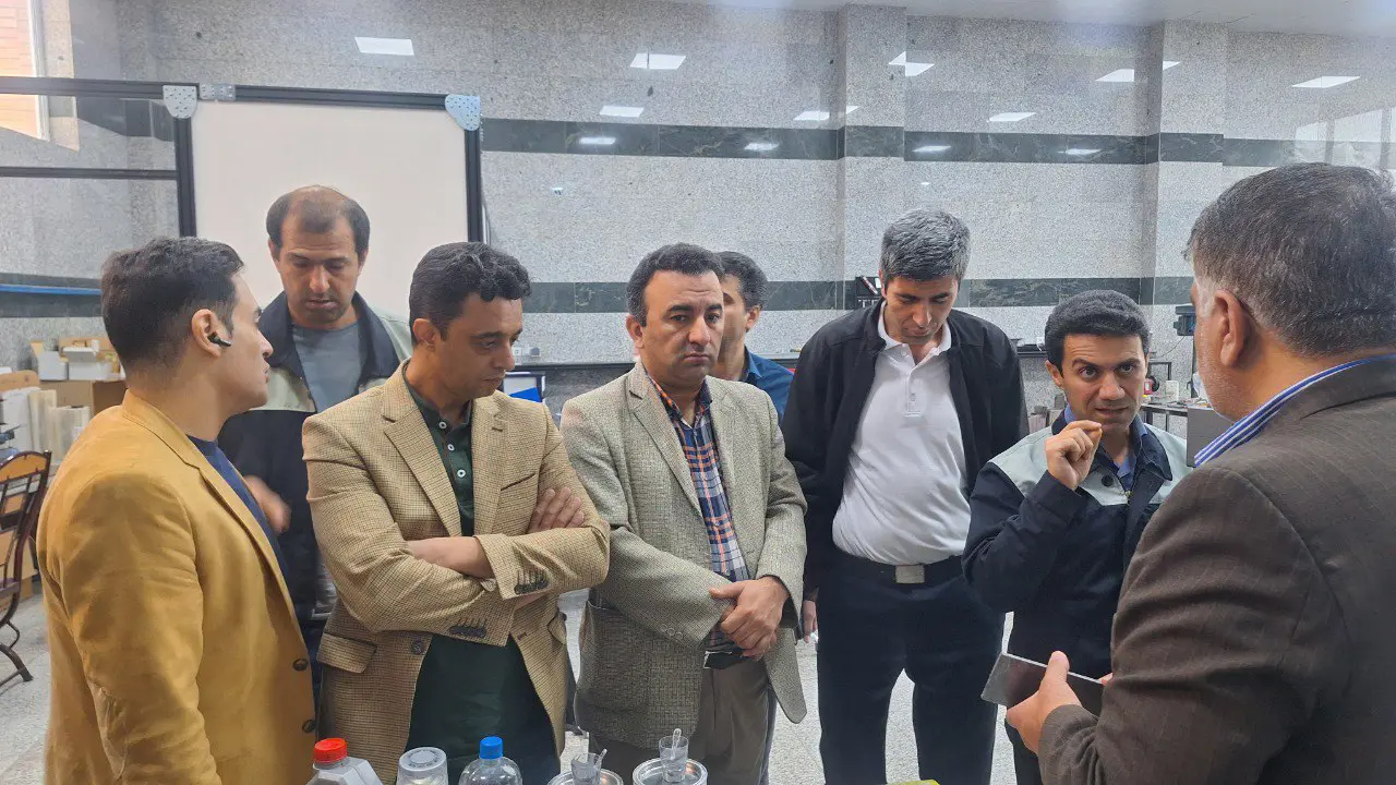 Visit of experts and managers of Esfahan Steel Co