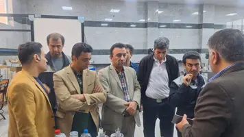 Visit of experts and managers of Esfahan Steel Co