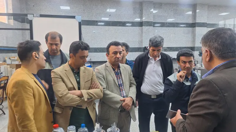 Visit of experts and managers of Esfahan Steel Co