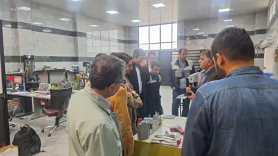 Visit of experts and managers of Esfahan Steel Co