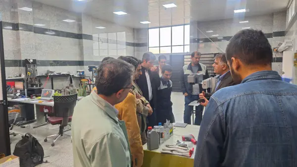 Visit of experts and managers of Esfahan Steel Co